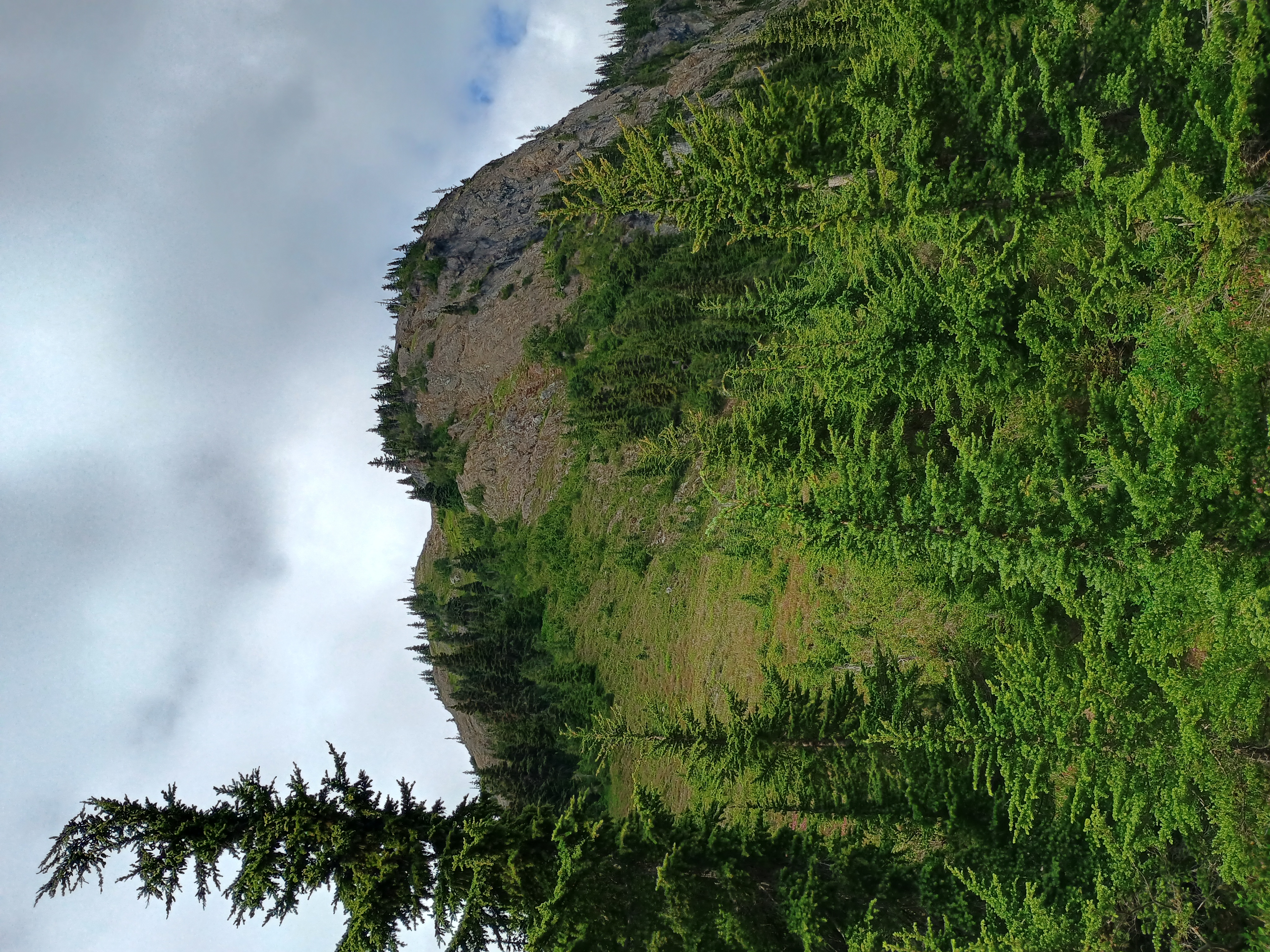 The approach to Hozomeen Ridge